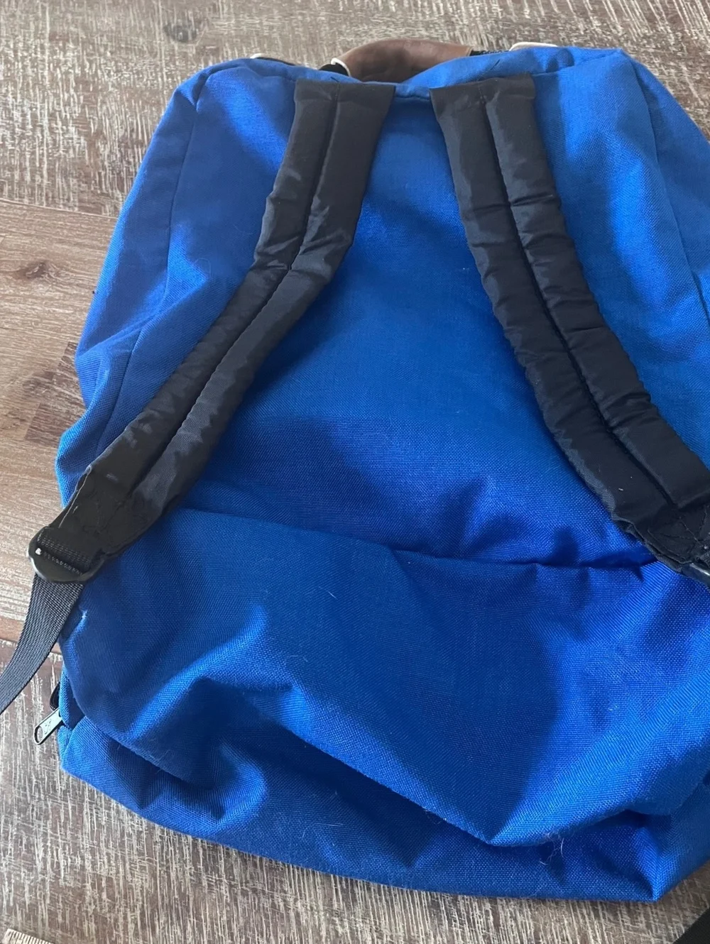 Vintage JanSport Backpack Made in USA Blue Multi Pocket 80s 90s School Bag